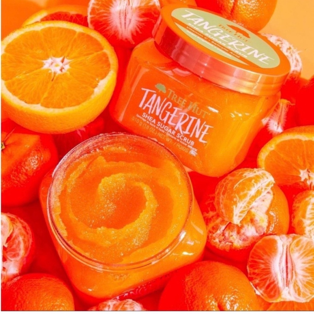 Tree hut tangerine scrub